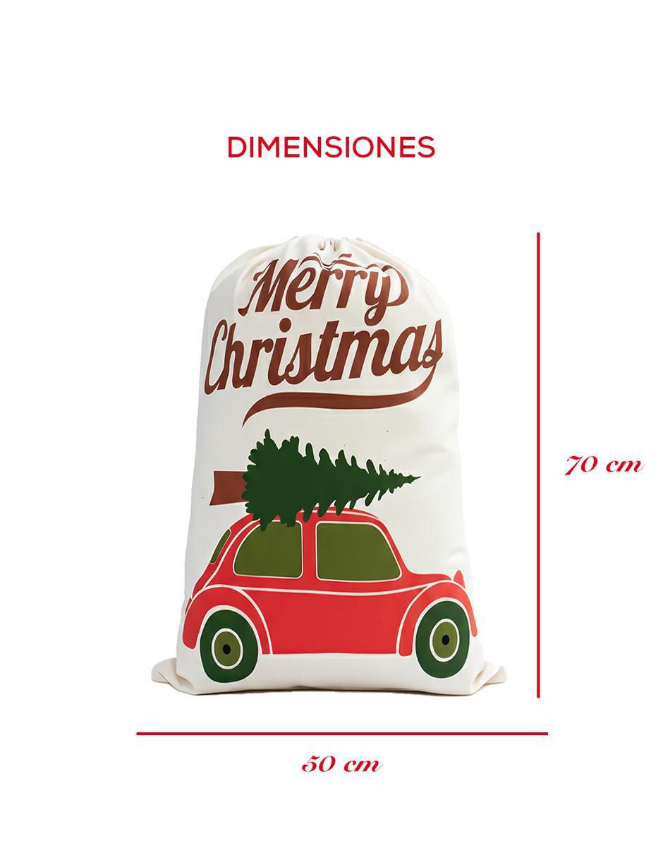 Bolsa para regalo navideña 7
