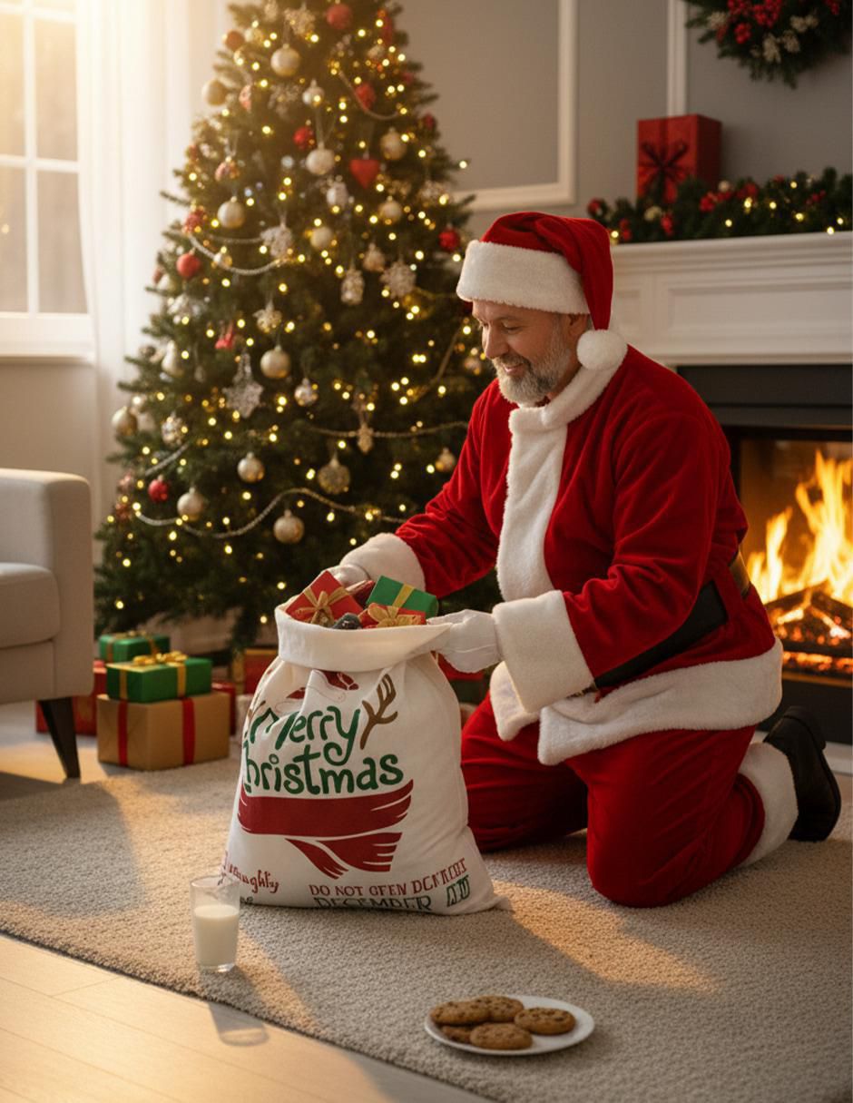 Bolsa para regalo navideña 5