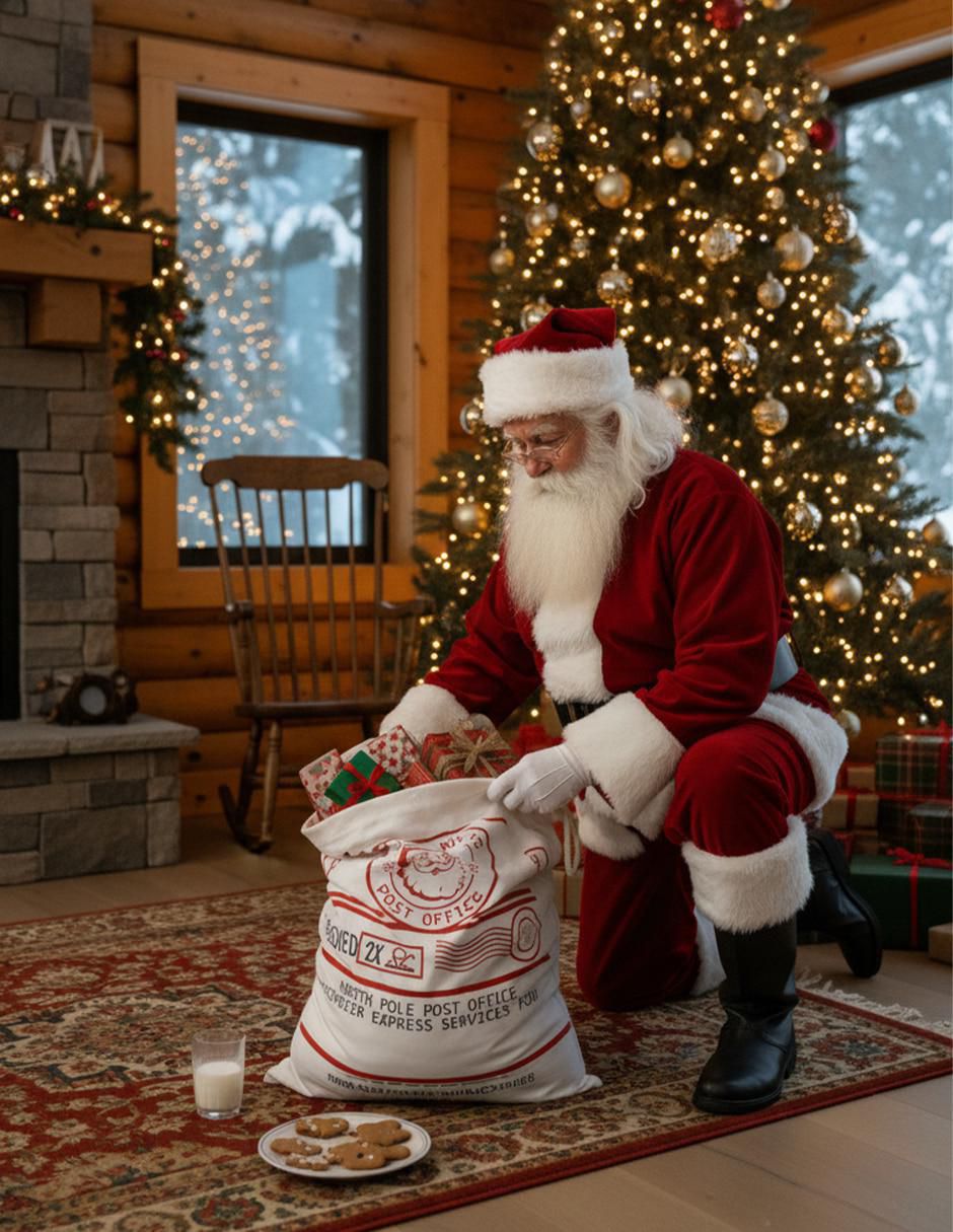 Bolsa para regalo navideña 6