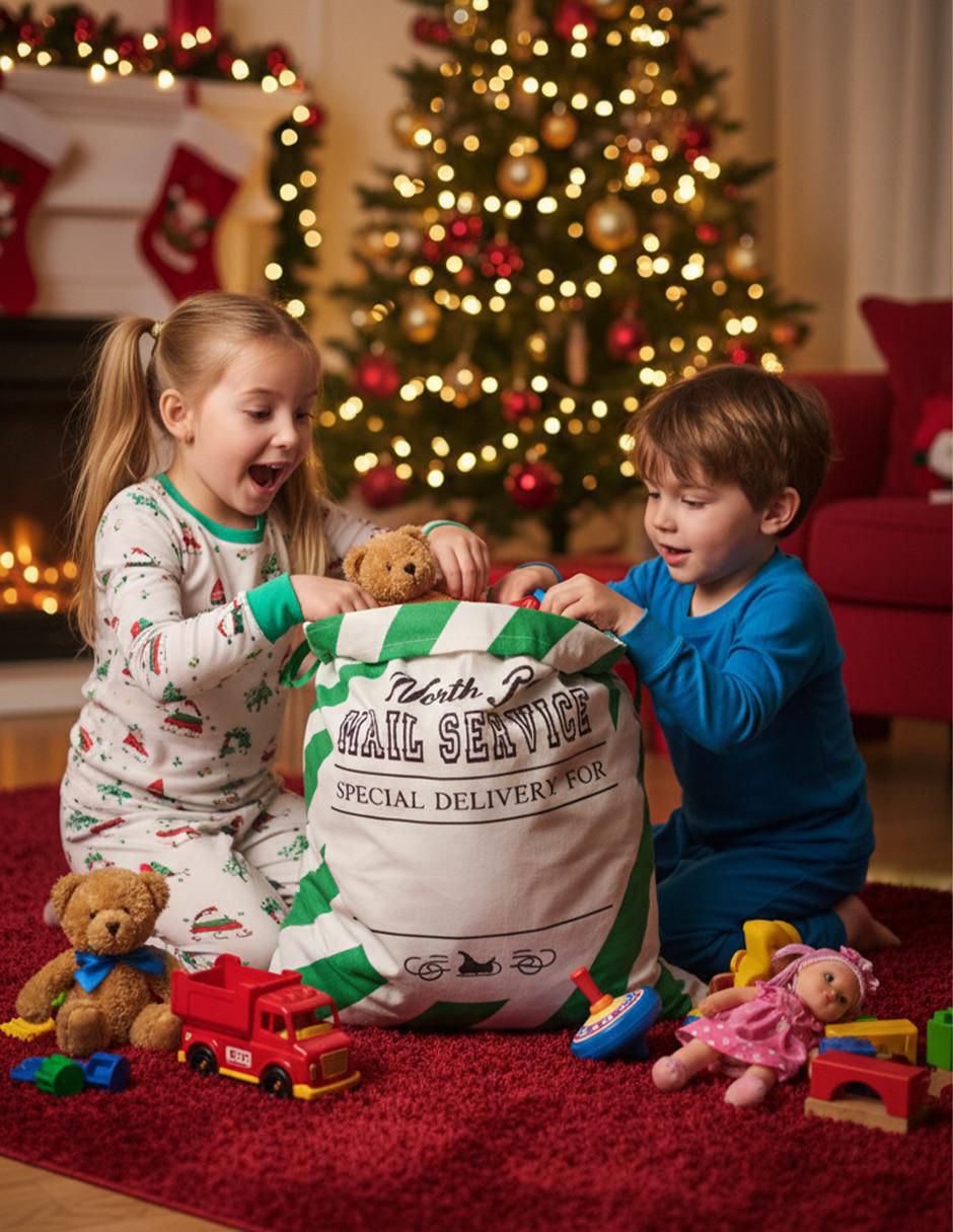 Bolsa para regalo navideña 7
