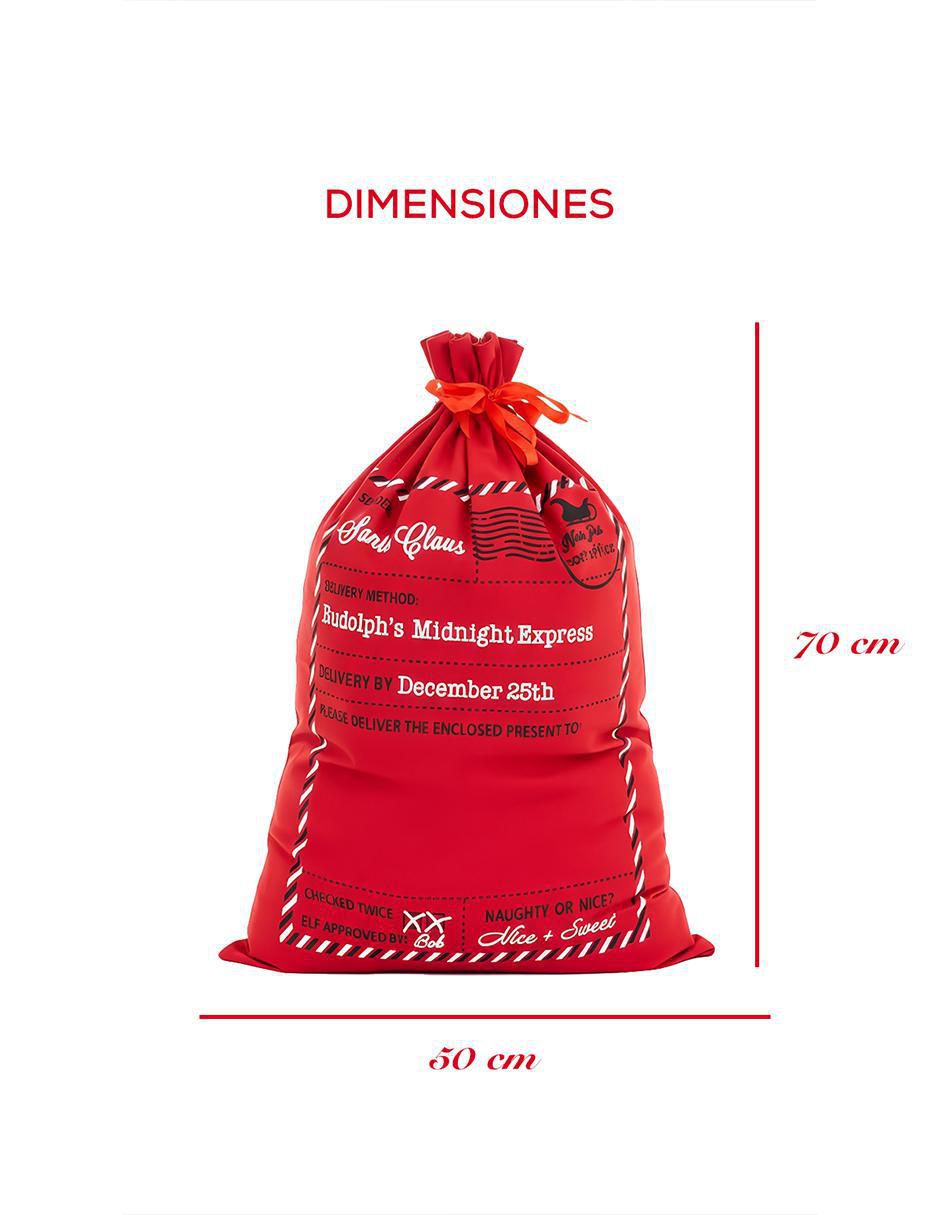 Bolsa para regalo navideña 7