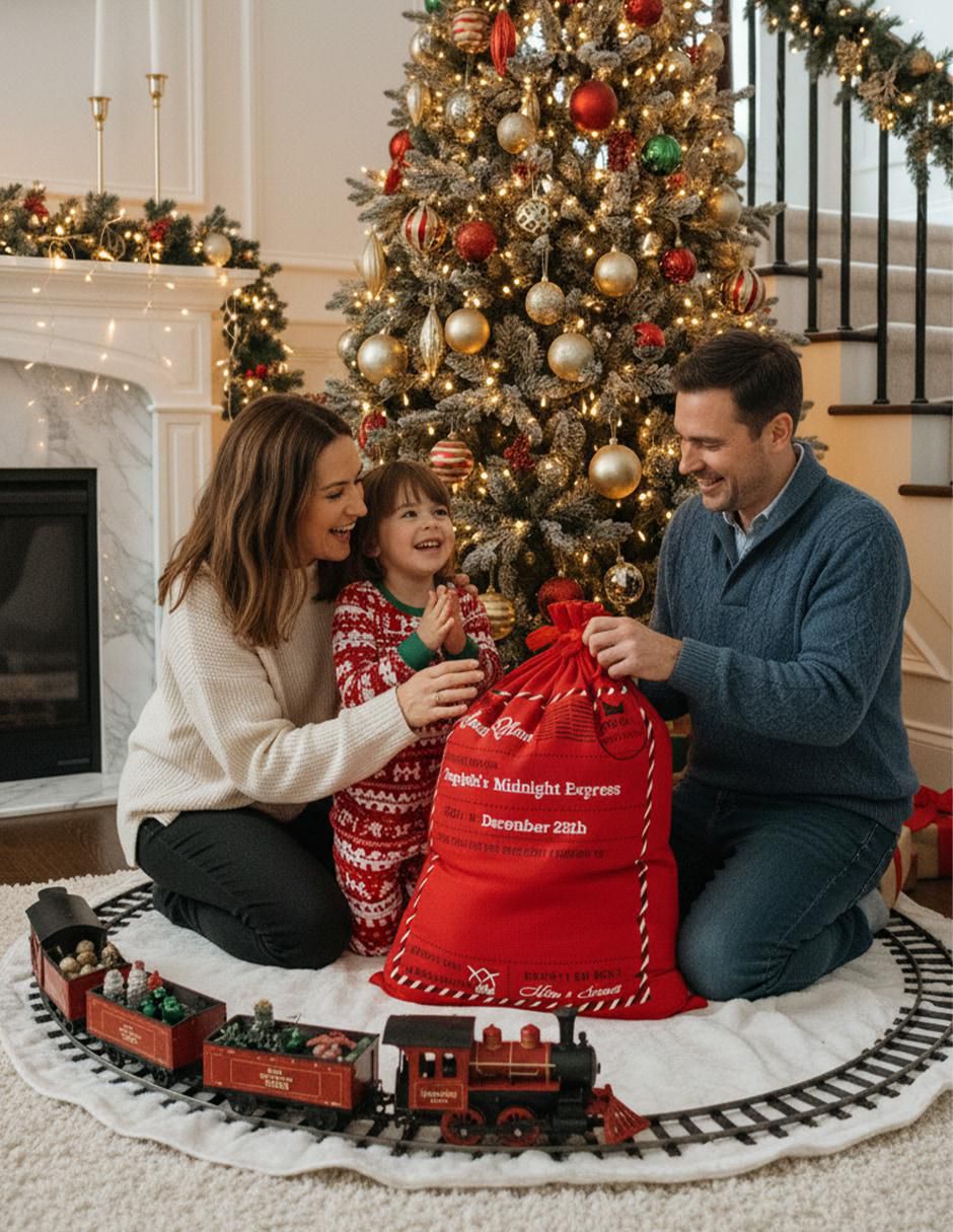 Bolsa para regalo navideña 4