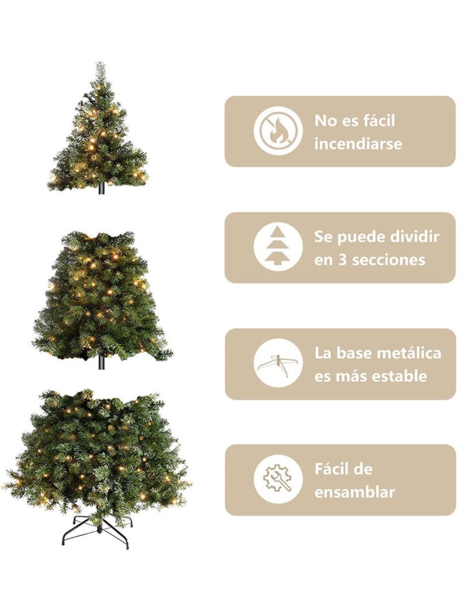 Árbol de navidad con 400 luces 2