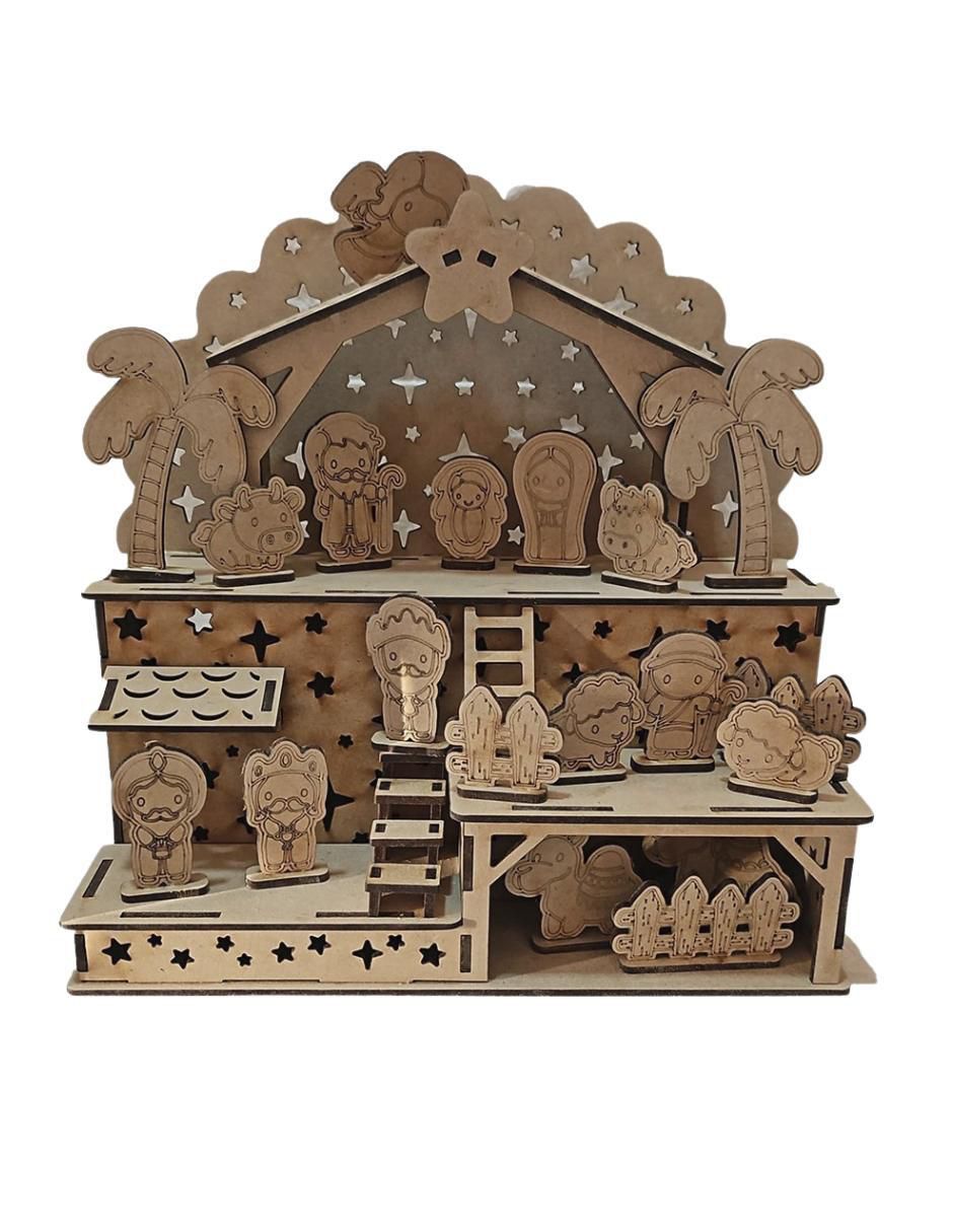 Set de figura decorativa de nacimiento Navidad