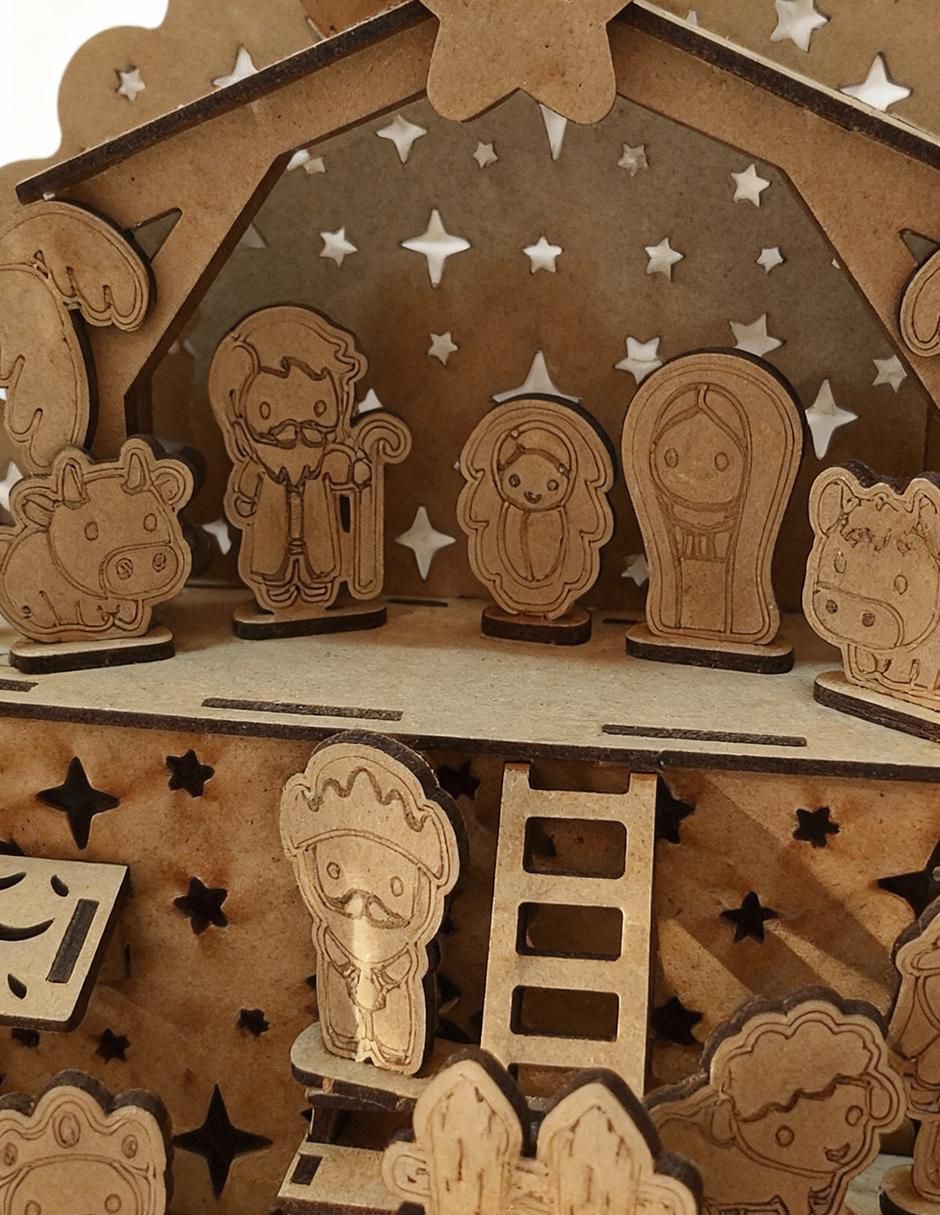 Set de figura decorativa de nacimiento Navidad 2