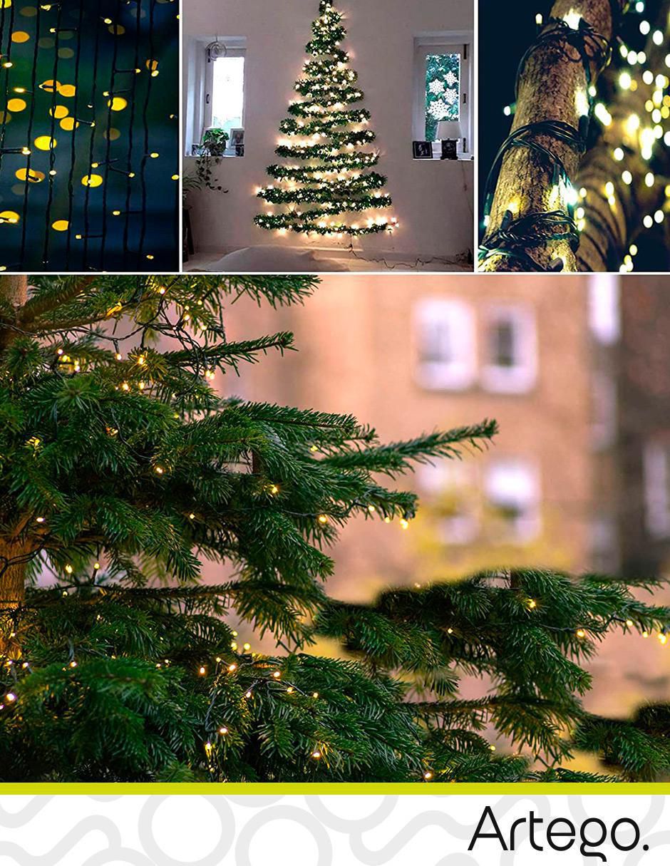 Serie funciones led artego luces de navidad navidad "con" 200 "focos"