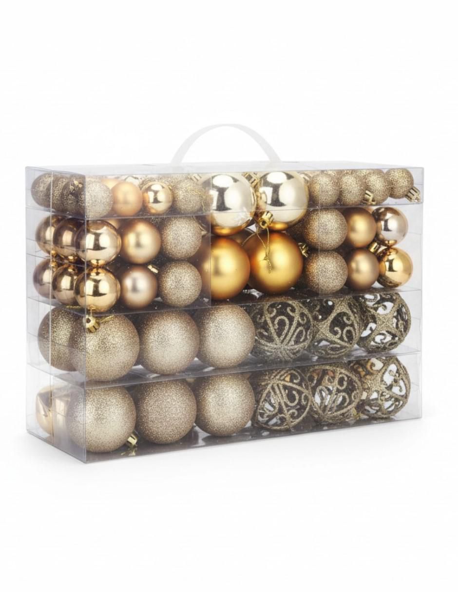Set de esfera navideña con 101 piezas Set de esfera navideña con 101 piezas