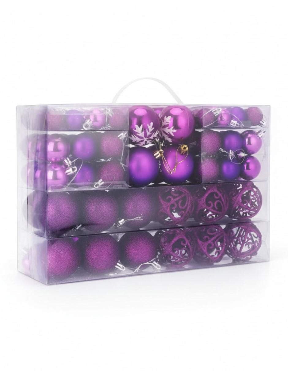 Set de esfera navideña con 101 piezas Set de esfera navideña con 101 piezas