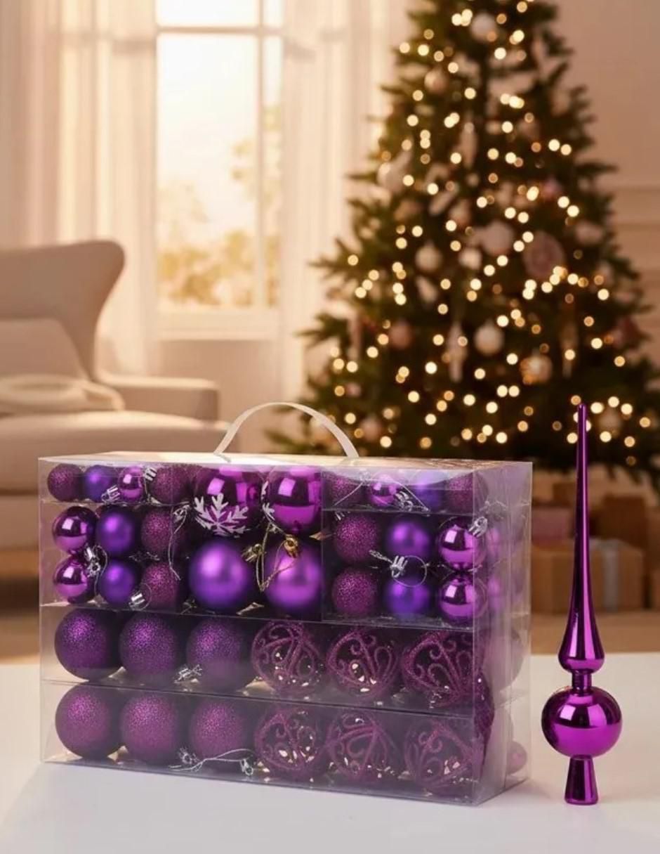 Set de esfera navideña con 101 piezas 2