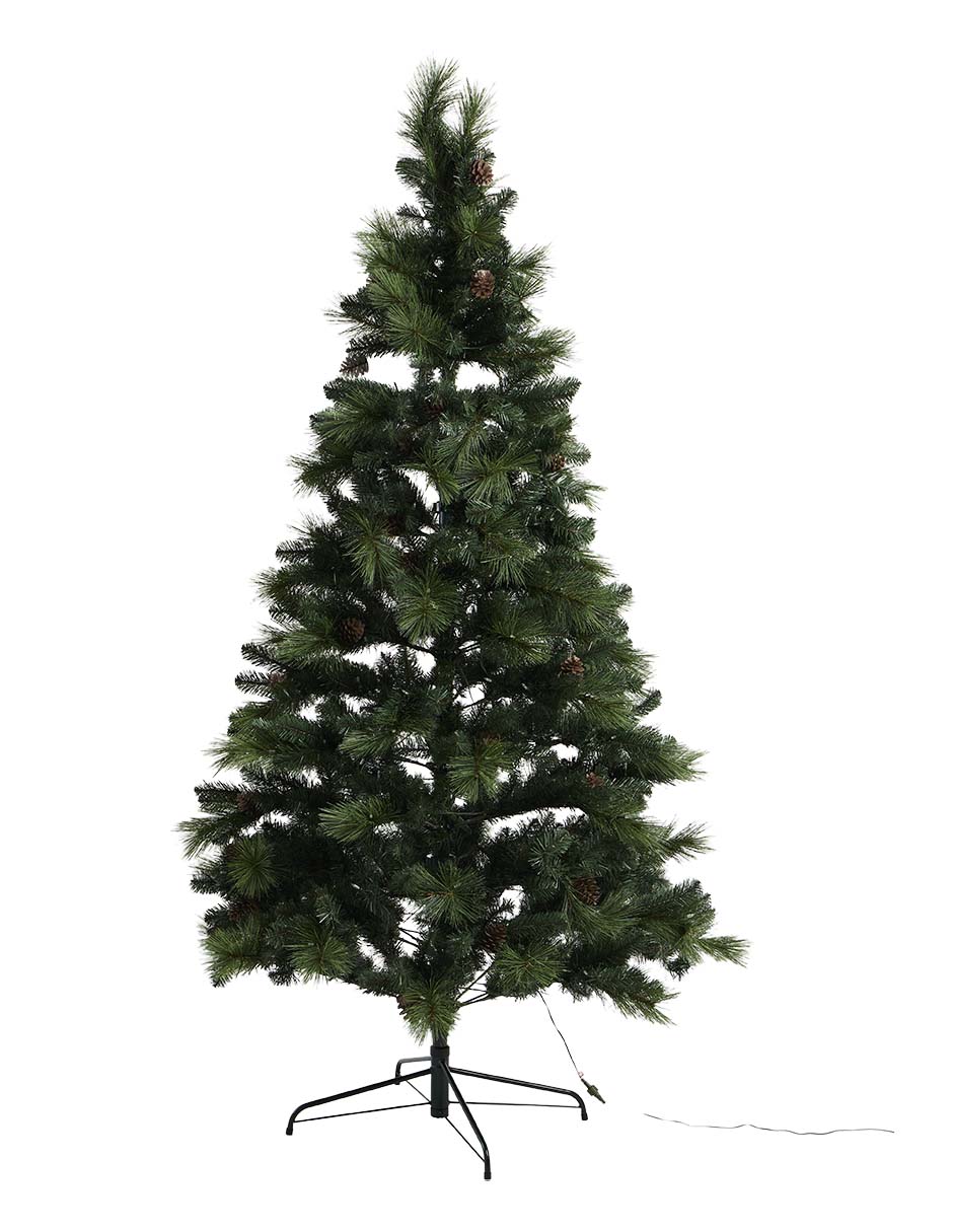 Árbol de navidad con luces