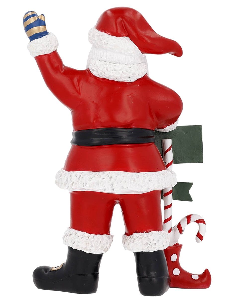 Figura decorativa navideña de santa claus de resina 3