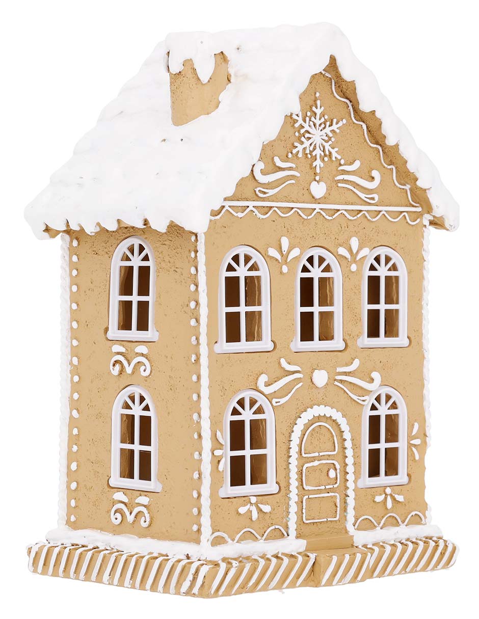 Figura decorativa navideña de casa 4