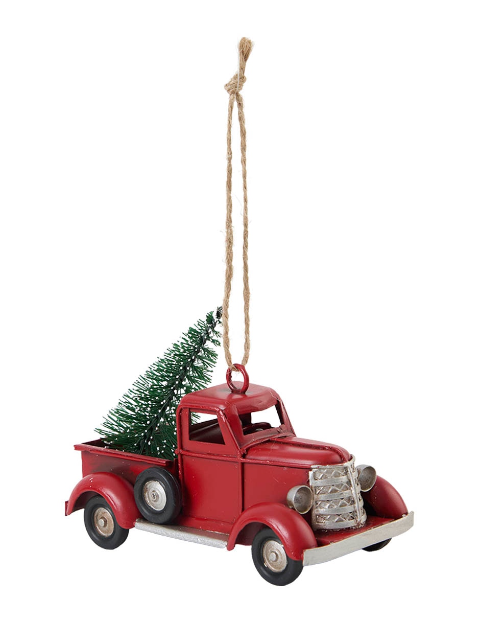 Ornamento navideño camioneta