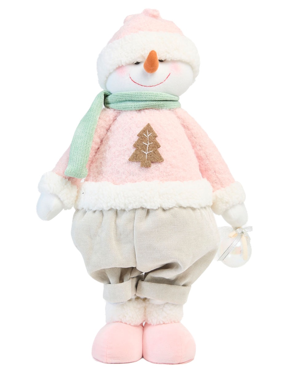Figura decorativa navideña de muñeco de nieve