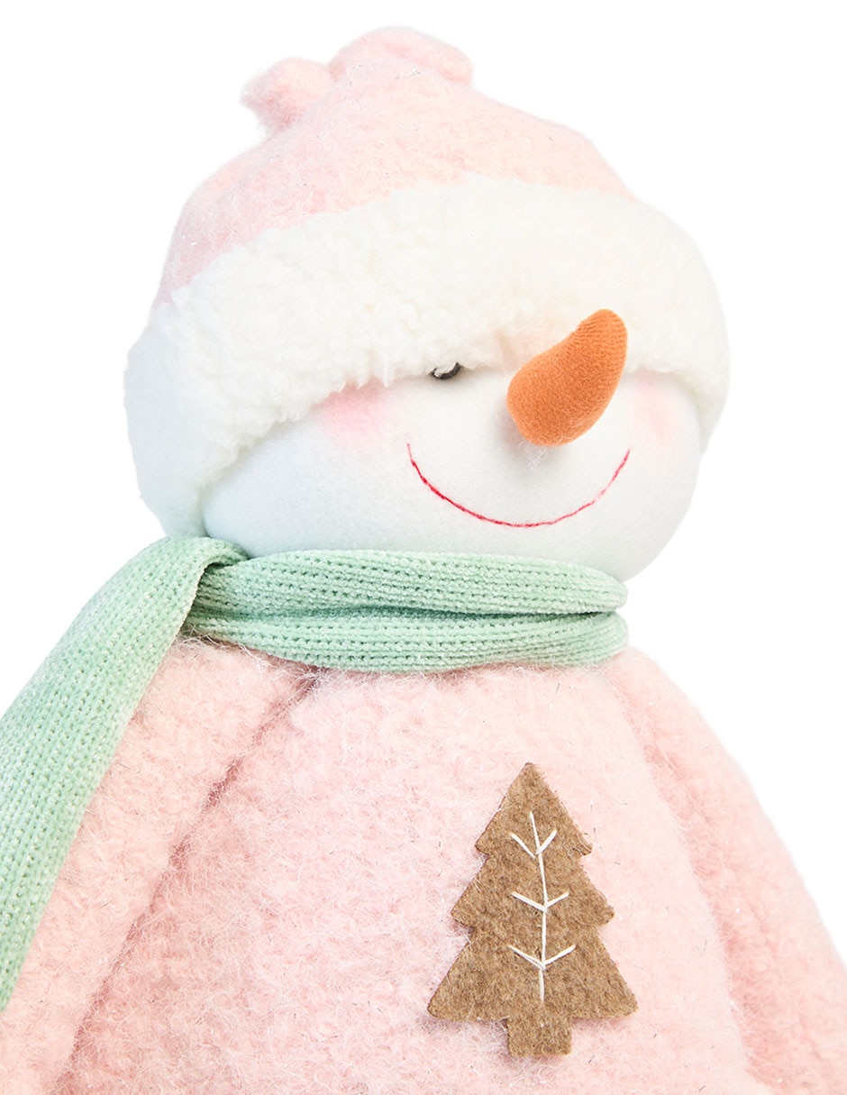 Figura decorativa navideña de muñeco de nieve 4