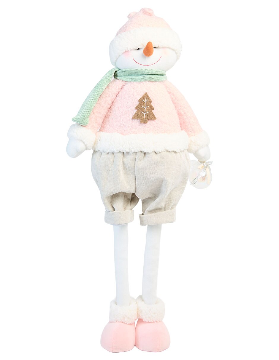 Figura decorativa navideña de muñeco de nieve 5