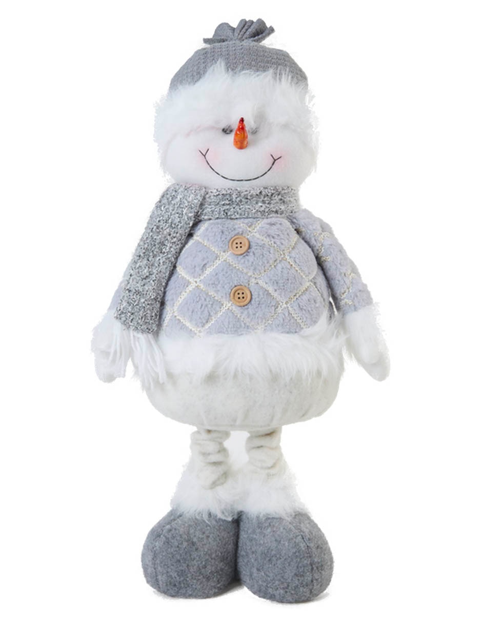 Figura decorativa navideña de muñeco de nieve Figura decorativa navideña de muñeco de nieve