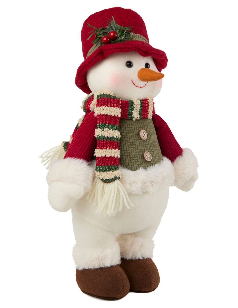 Figura decorativa navideña de muñeco de nieve 2