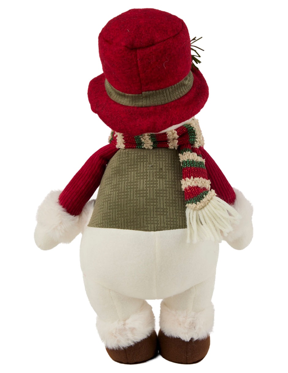 Figura decorativa navideña de muñeco de nieve 3