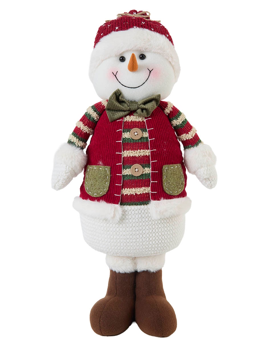 Figura decorativa navideña de muñeco de nieve Figura decorativa navideña de muñeco de nieve