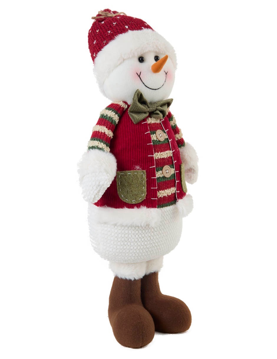Figura decorativa navideña de muñeco de nieve 2
