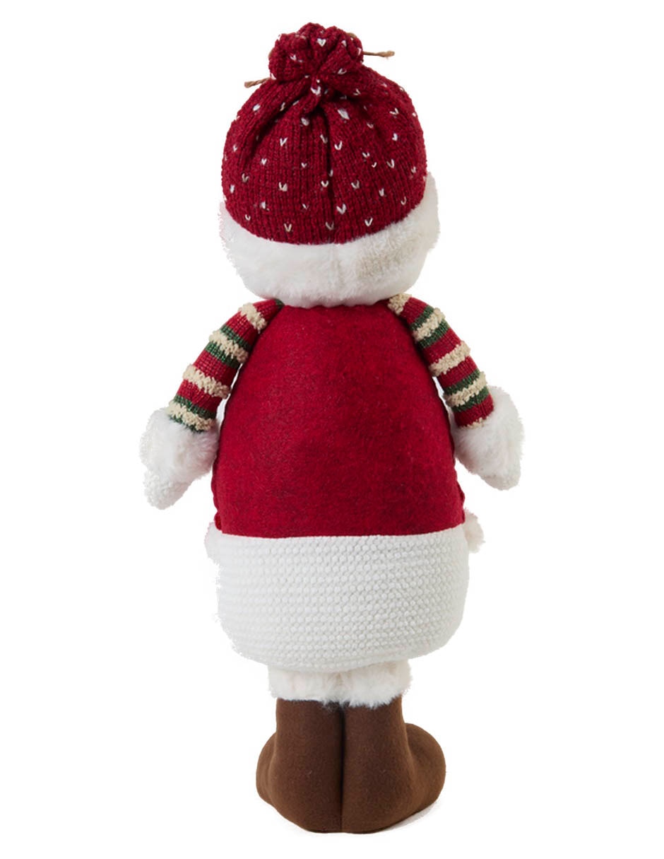 Figura decorativa navideña de muñeco de nieve 3