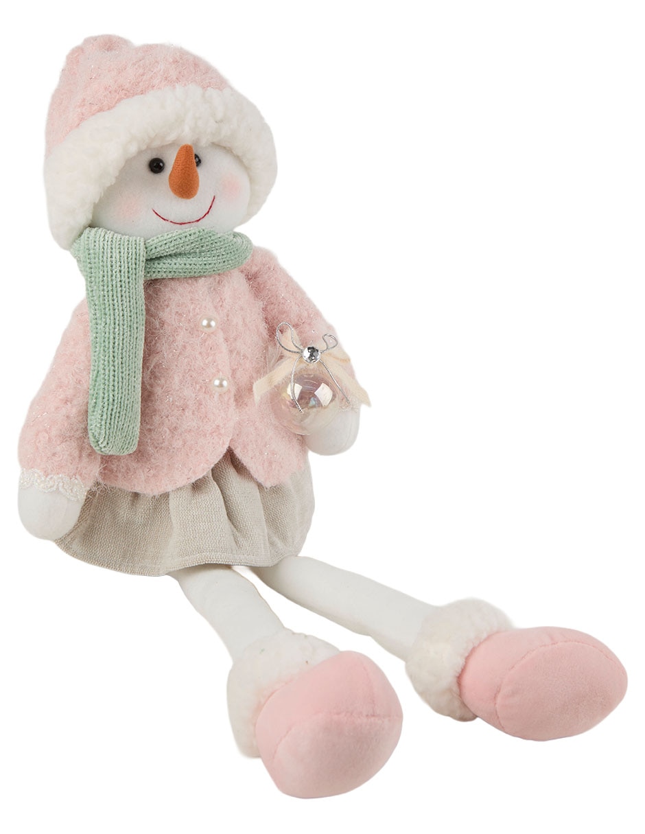 Figura decorativa navideña de muñeco de nieve 2