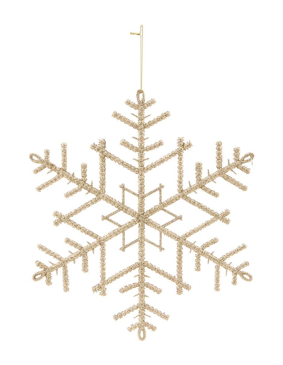 Ornamento navideño copo de nieve Ornamento navideño copo de nieve