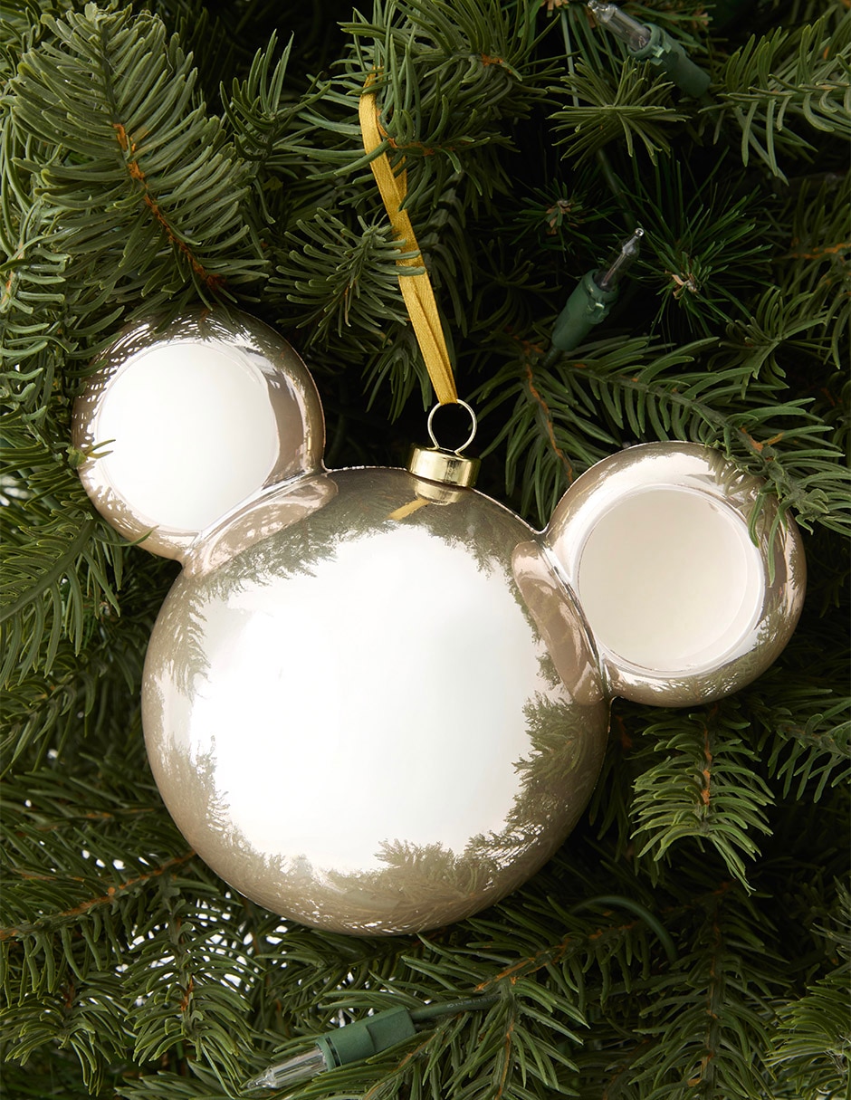 Ornamento navideño cara Mickey Mouse 3