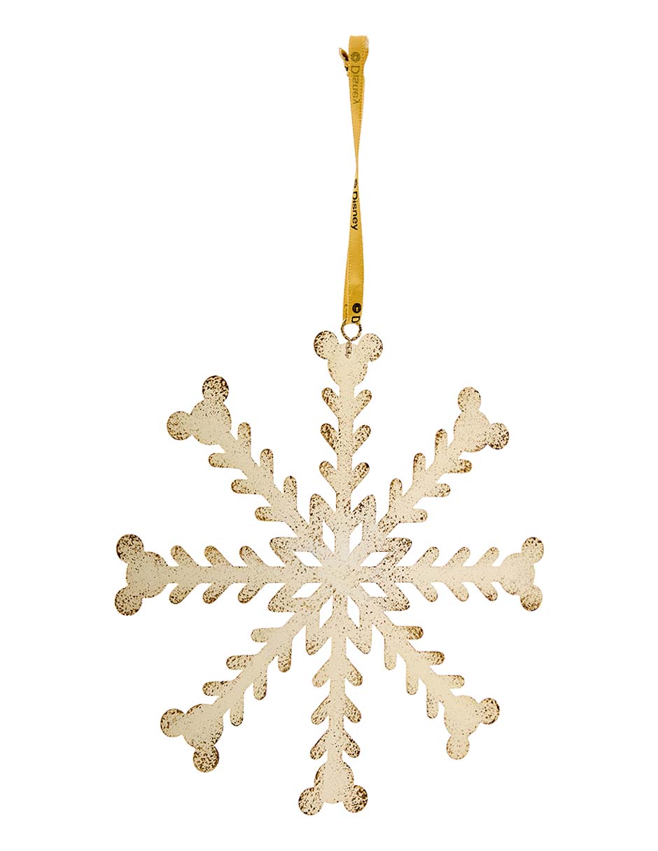 Ornamento navideño copo de nieve Mickey Mouse 2