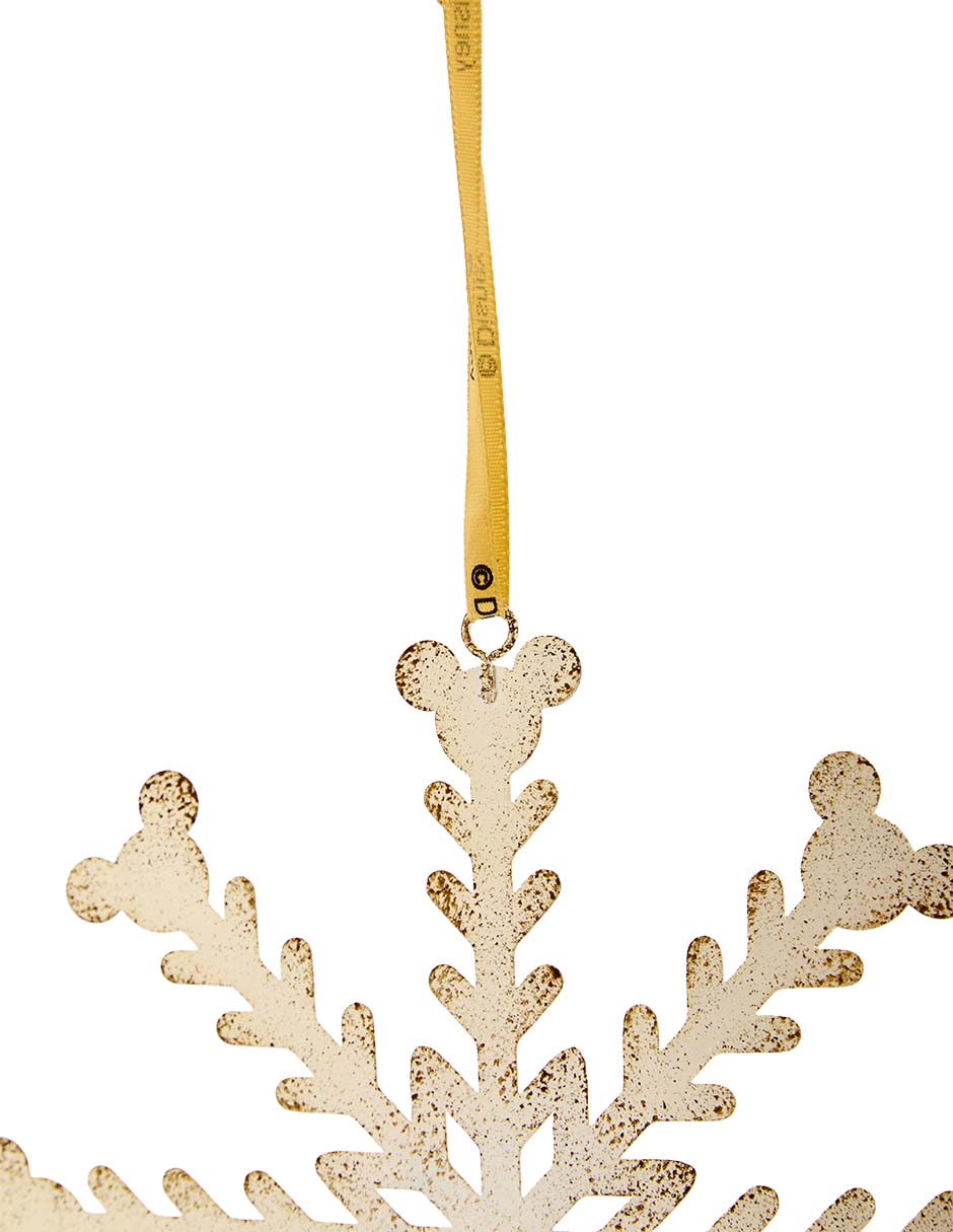 Ornamento navideño copo de nieve Mickey Mouse 3