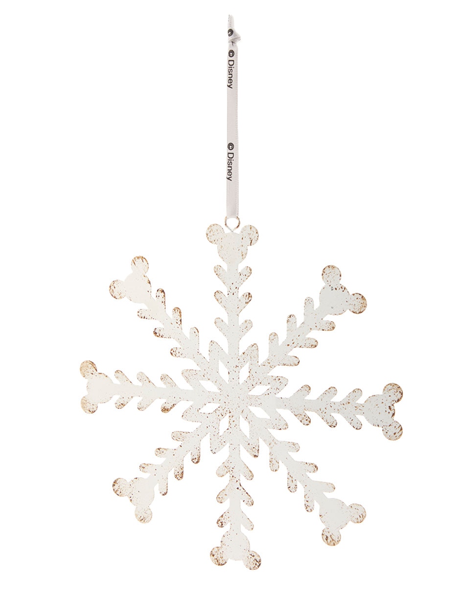 Ornamento navideño copo de nieve Mickey Mouse 3
