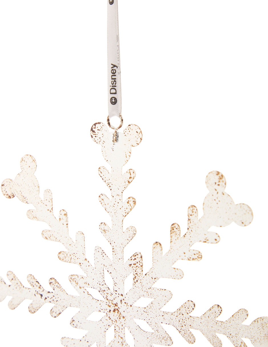 Ornamento navideño copo de nieve Mickey Mouse 4