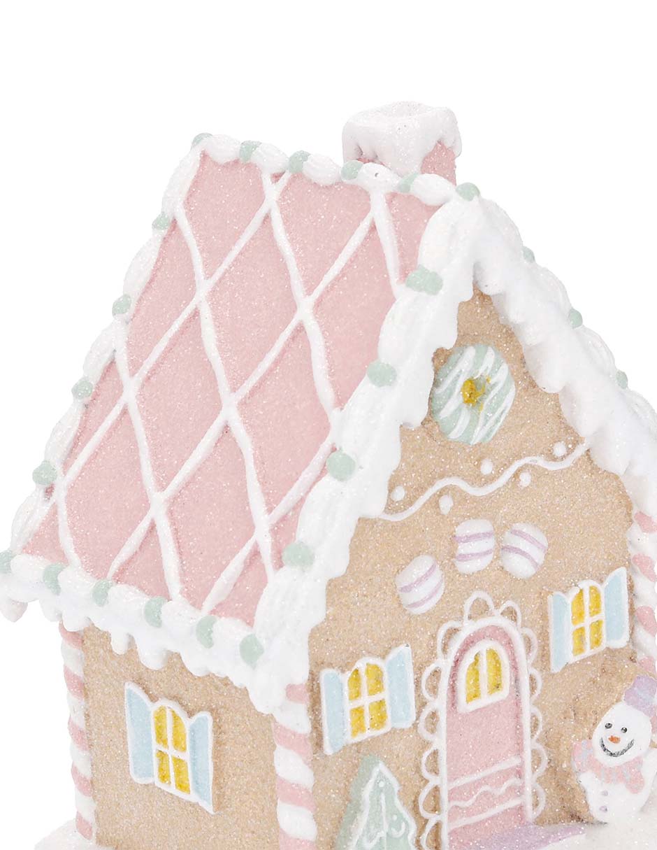 Sujeta bota navideña forma casa 4