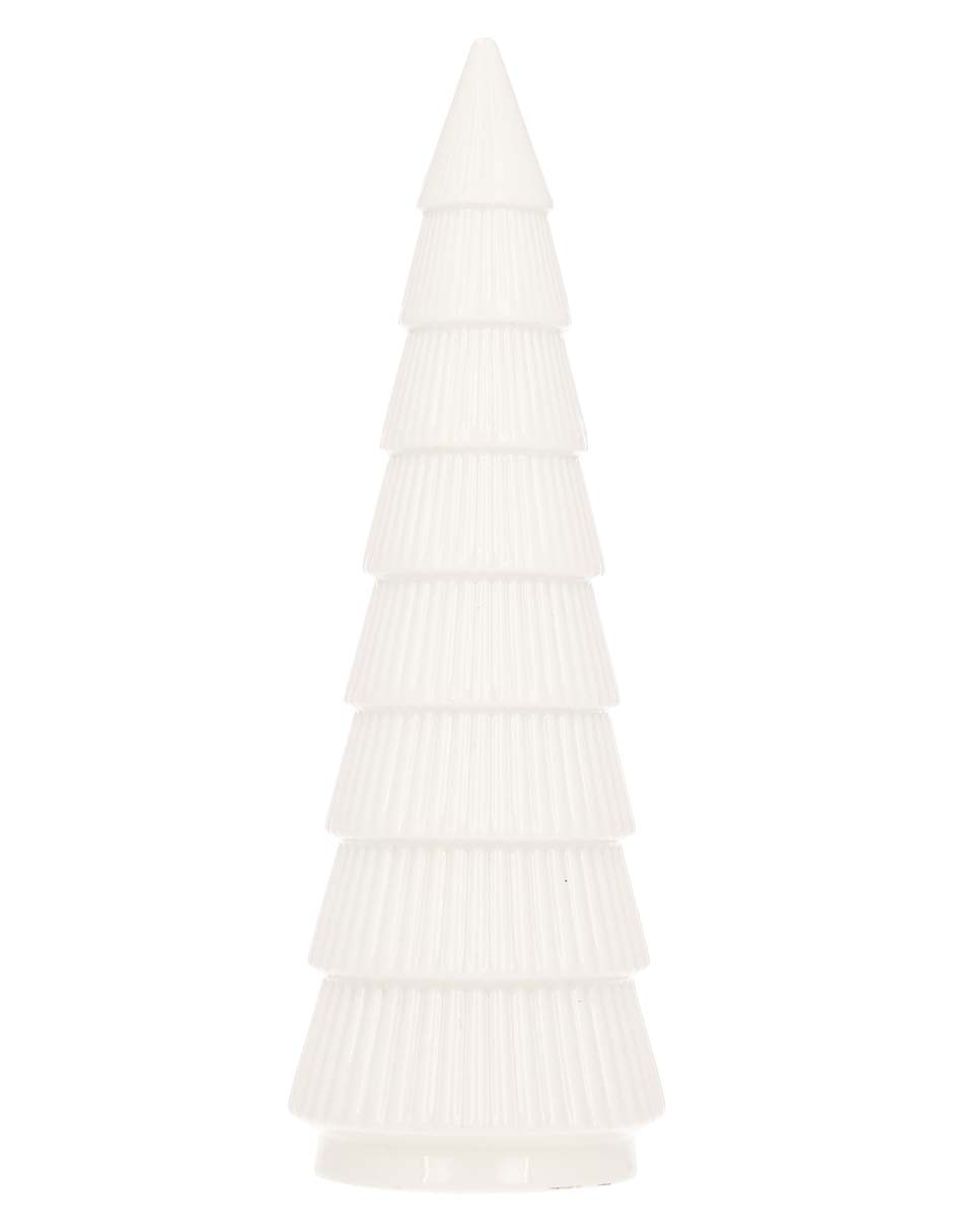 Figura decorativa navideña de árbol de cerámica Figura decorativa navideña de árbol de cerámica