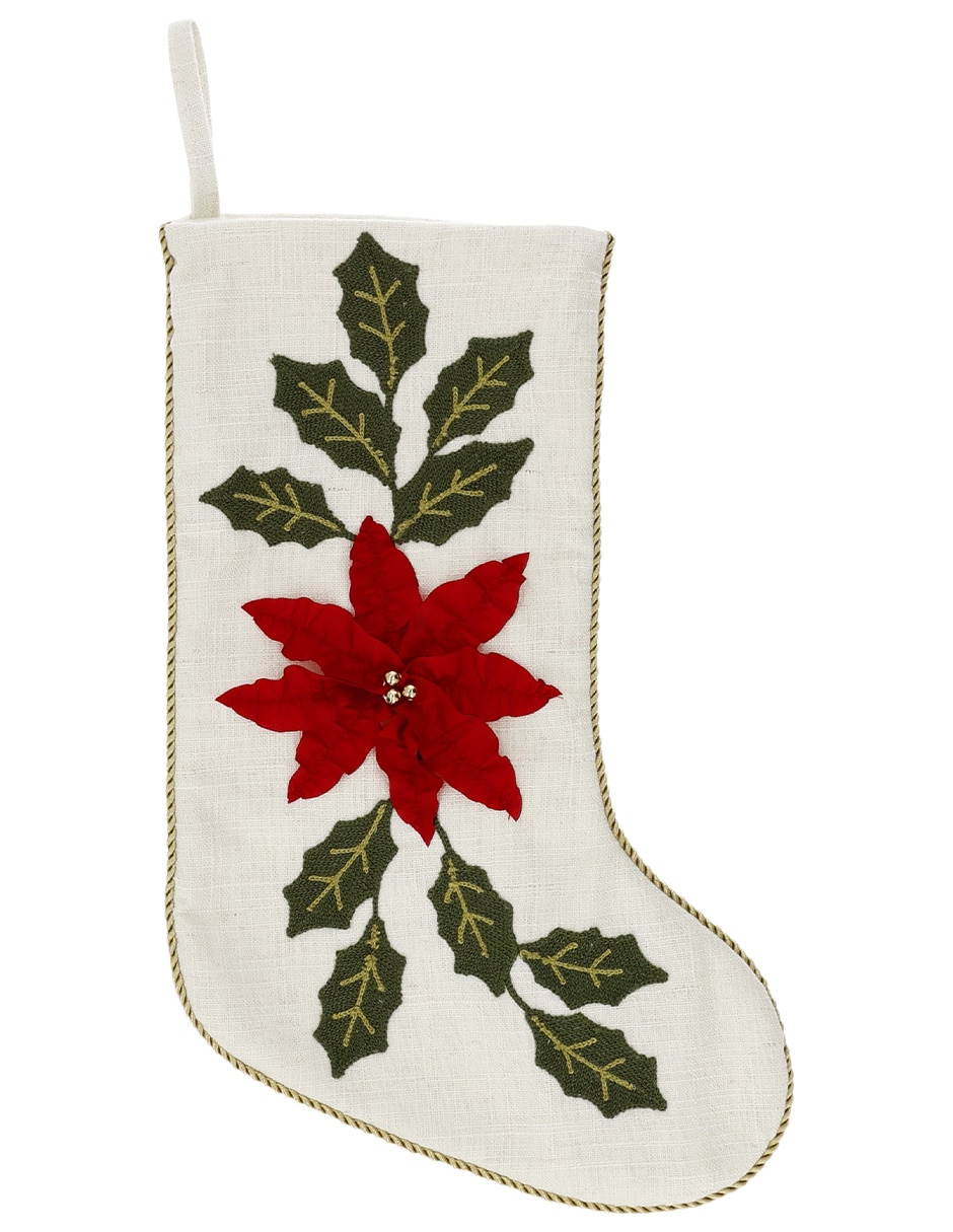 Bota navideña estampado navideño Bota navideña estampado navideño