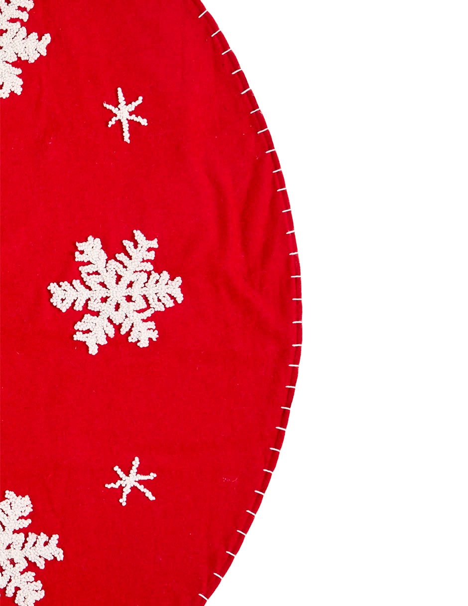 Pie de árbol navideño 2