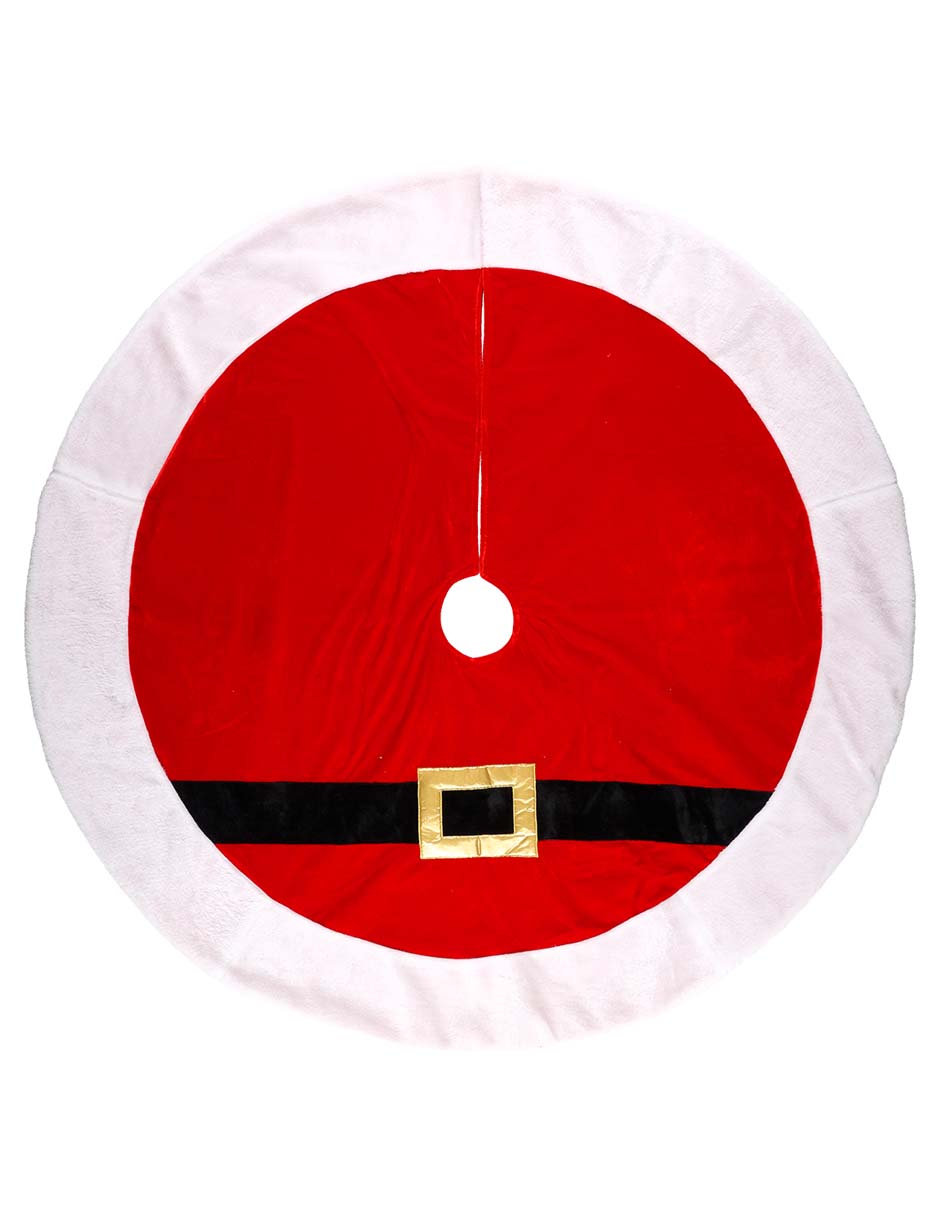 Pie de árbol estampado santa claus
