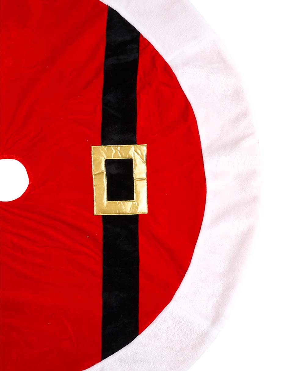 Pie de árbol estampado santa claus 2