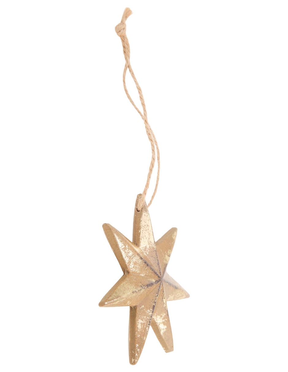 Ornamento navidad estrella 2