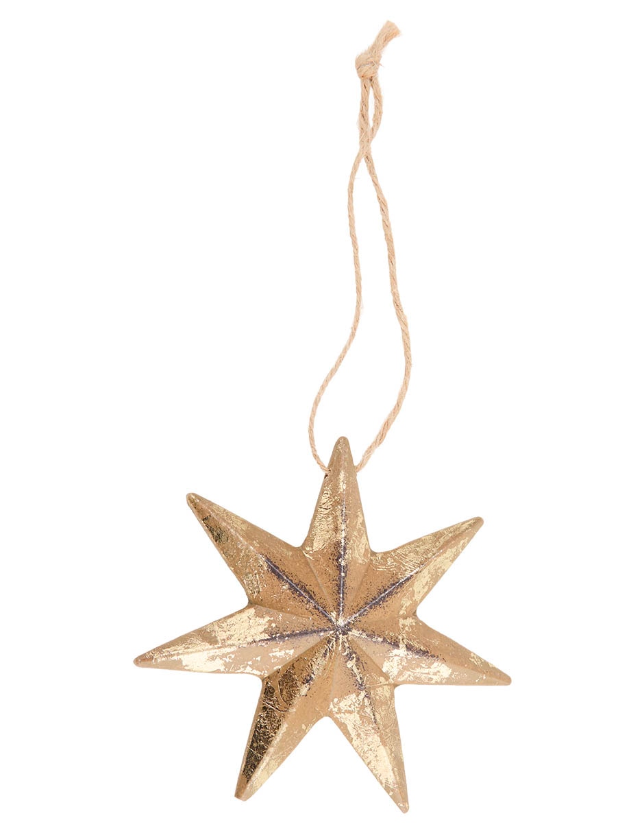 Ornamento navidad estrella 3