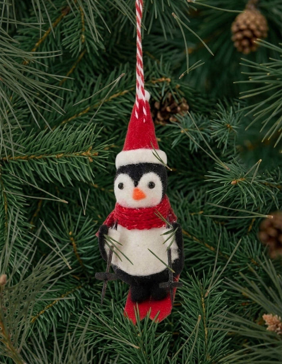 Ornamento navideño pingüino 5