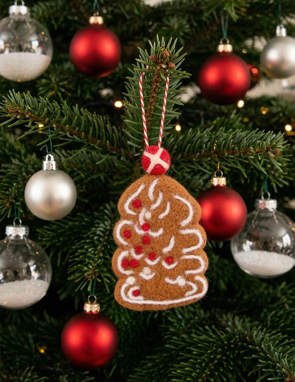 Ornamento navideño de pino 5