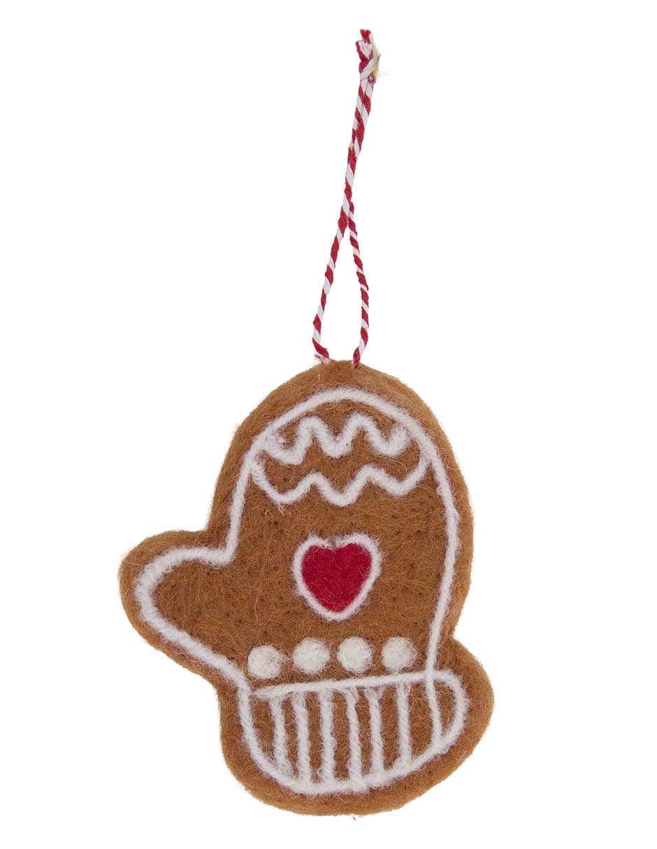 Ornamento navideño de guante