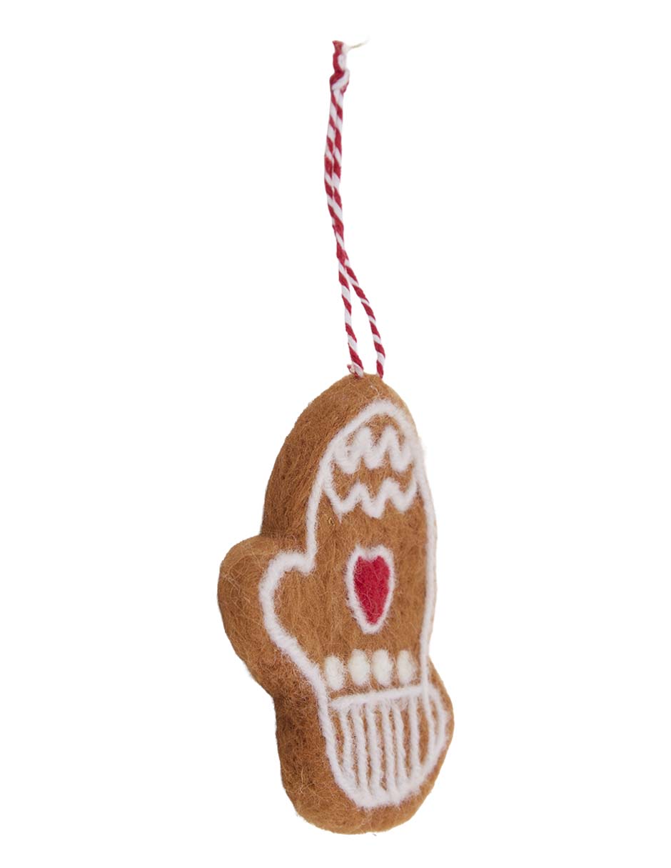 Ornamento navideño de guante 2