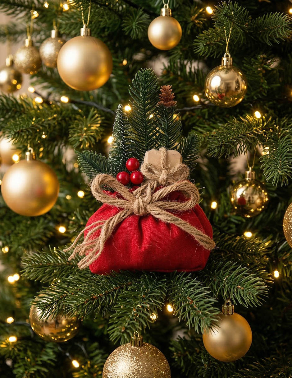 Ornamento navidad bolsa 5