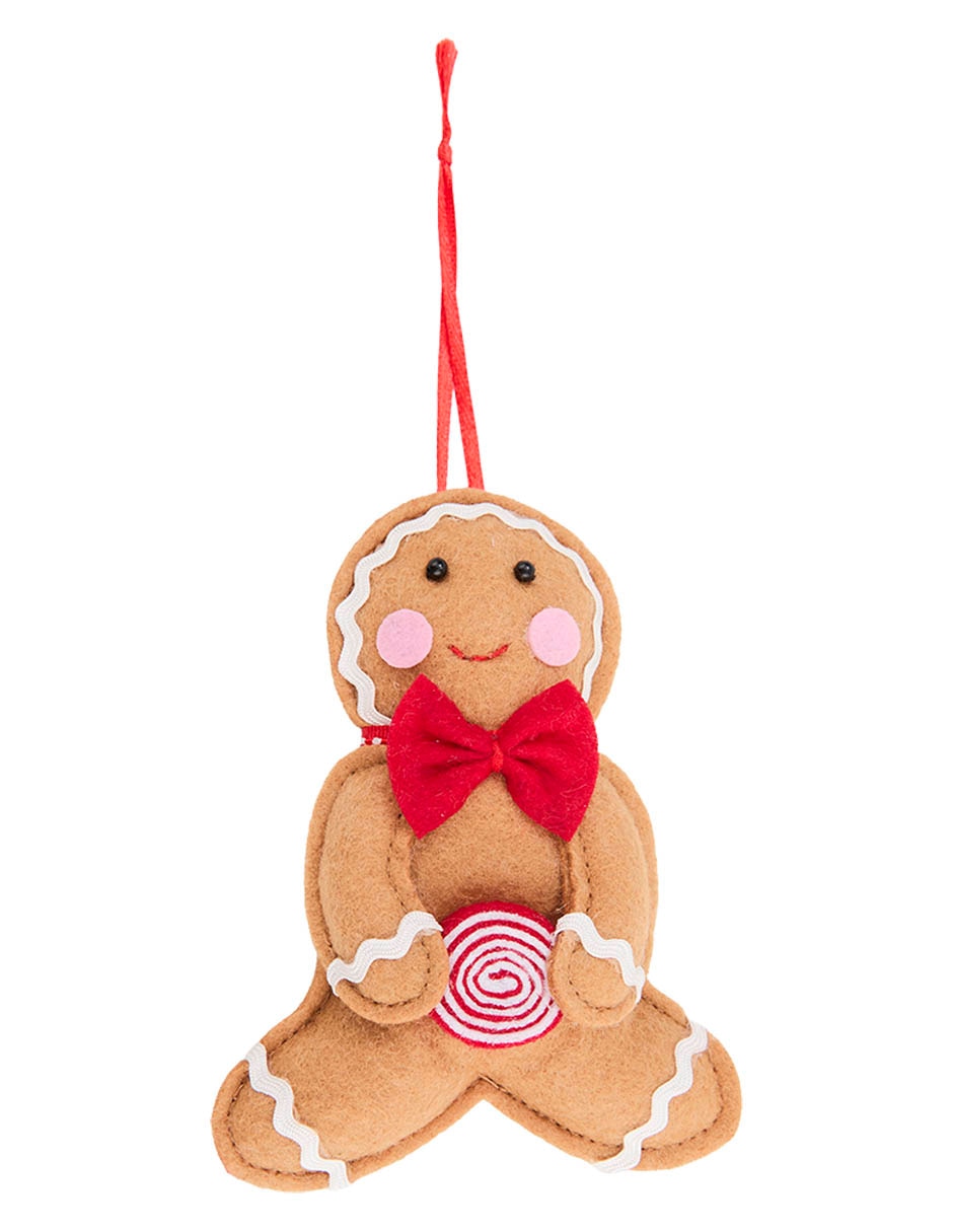 Ornamento navidad galleta de jengibre Ornamento navidad galleta de jengibre