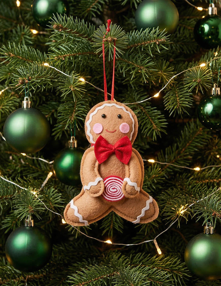 Ornamento navidad galleta de jengibre 5