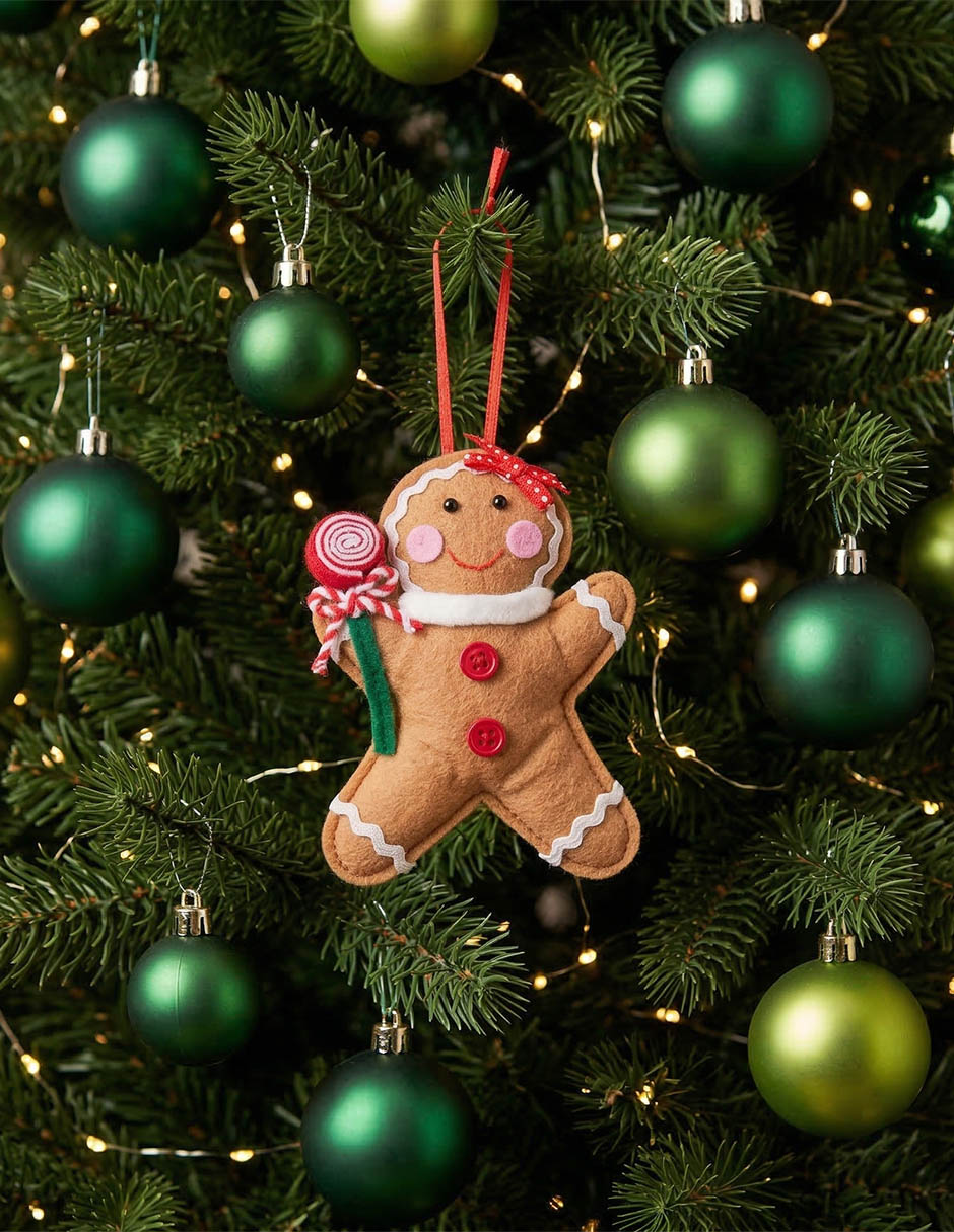 Ornamento navidad galleta de jengibre 5