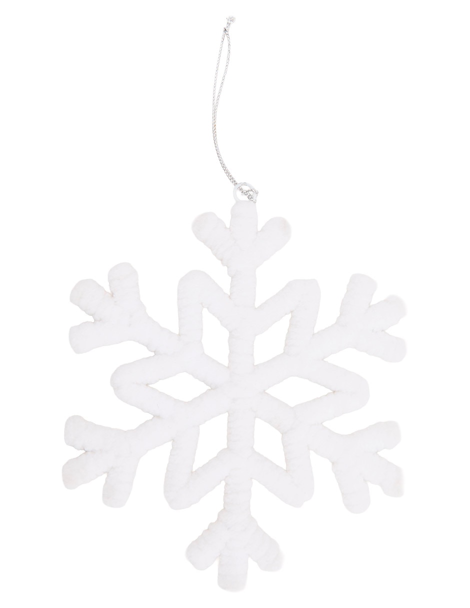 Ornamento navidad copo de nieve